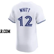 Ernie Whitt Men's Toronto Blue Jays White Elite Home Jersey
