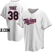 Ernie Yake Men's Minnesota Twins White Replica Home Jersey