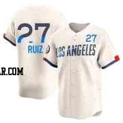 Esteury Ruiz Men's Los Angeles Dodgers Cream Limited 2024 City Connect Jersey