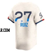 Esteury Ruiz Men's Los Angeles Dodgers Cream Limited 2024 City Connect Jersey