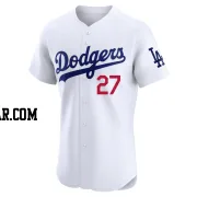Esteury Ruiz Men's Los Angeles Dodgers White Elite Home Jersey
