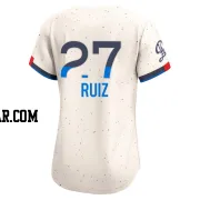 Esteury Ruiz Women's Los Angeles Dodgers Cream Limited 2024 City Connect Jersey