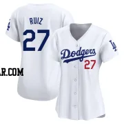 Esteury Ruiz Women's Los Angeles Dodgers White Limited Home Jersey