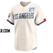 Esteury Ruiz Youth Los Angeles Dodgers Cream Limited 2024 City Connect Jersey