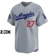 Esteury Ruiz Youth Los Angeles Dodgers Gray Limited Away World Series Champions Jersey