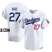 Esteury Ruiz Youth Los Angeles Dodgers White Limited 2024 World Tour Seoul Series Home Jersey