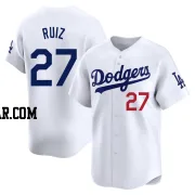 Esteury Ruiz Youth Los Angeles Dodgers White Limited Home Jersey