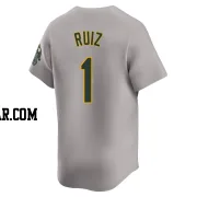 Esteury Ruiz Youth Oakland Athletics Gray Limited Away Jersey
