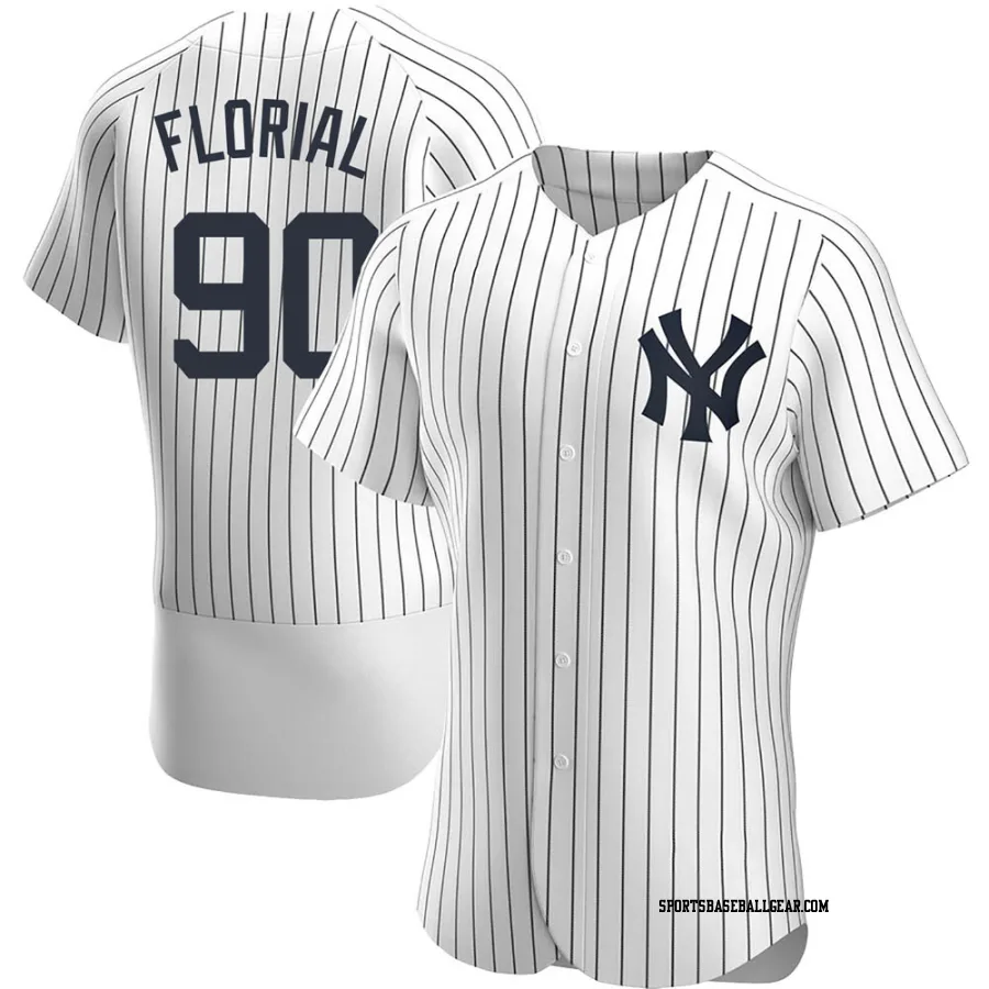 Estevan Florial Men's New York Yankees White Authentic Home Jersey