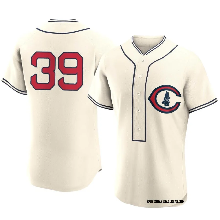 Ethan Roberts Men's Chicago Cubs Cream Authentic 2022 Field Of Dreams Jersey