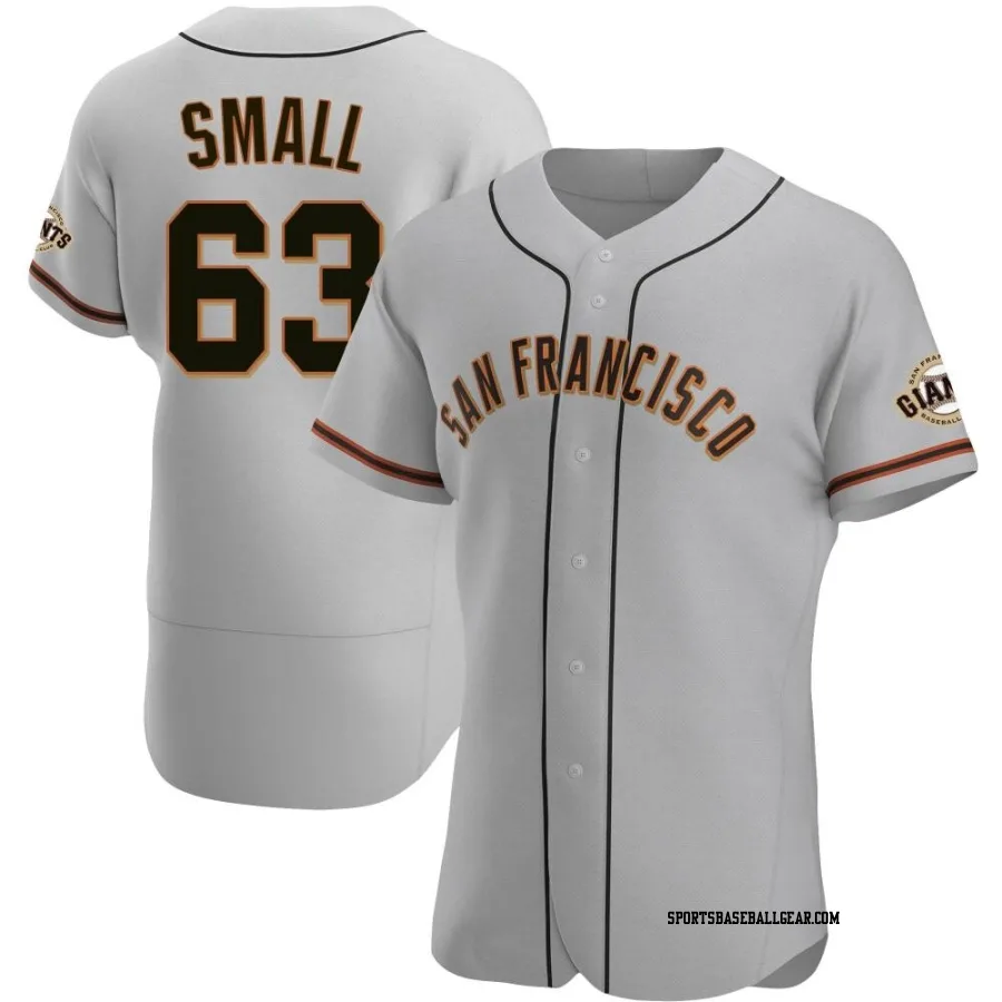 Ethan Small Men's San Francisco Giants Gray Authentic Road Jersey