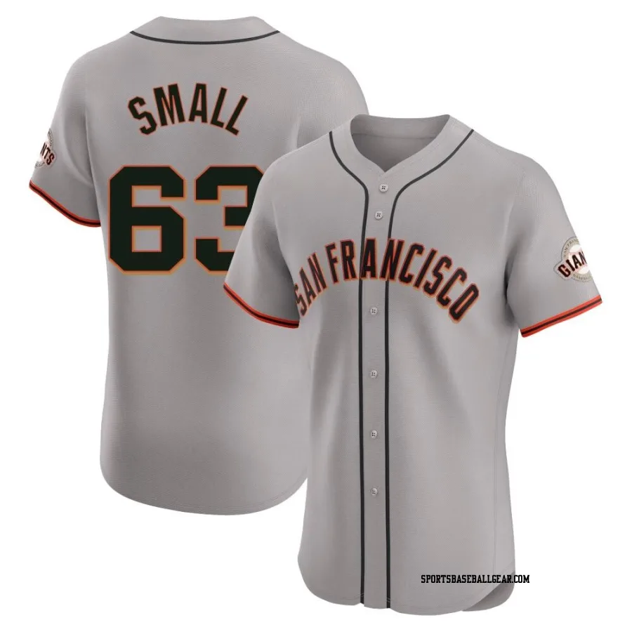 Ethan Small Men's San Francisco Giants Gray Elite Road Jersey