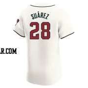 Eugenio Suarez Men's Arizona Diamondbacks Cream Elite Home Jersey