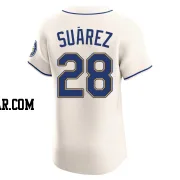Eugenio Suarez Men's Seattle Mariners Cream Elite Alternate Jersey
