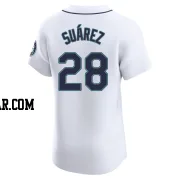 Eugenio Suarez Men's Seattle Mariners White Elite Home Jersey