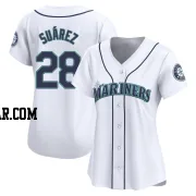 Eugenio Suarez Women's Seattle Mariners White Limited Home Jersey