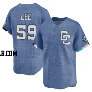 Evan Lee Men's Washington Nationals Blue Limited 2025 City Connect Jersey