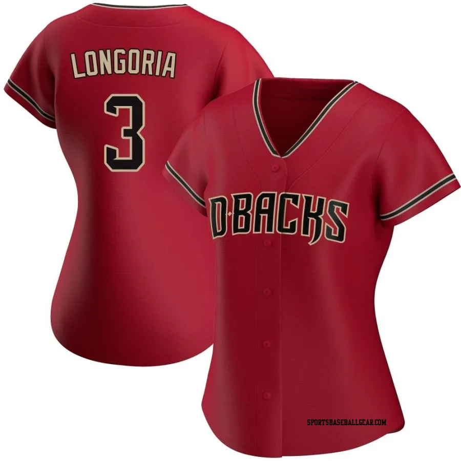 Evan Longoria Women's Arizona Diamondbacks Red Authentic Alternate Jersey