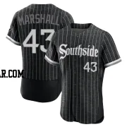 Evan Marshall Men's Chicago White Sox Black Authentic 2021 City Connect Jersey