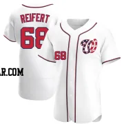 Evan Reifert Men's Washington Nationals White Authentic Alternate Jersey