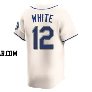 Evan White Youth Seattle Mariners Cream Limited Alternate Jersey
