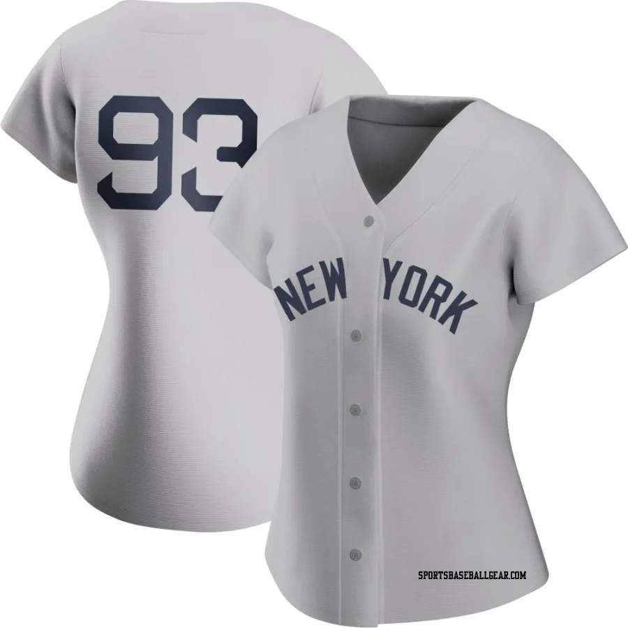 Everson Pereira Women's New York Yankees Gray Authentic 2021 Field of Dreams Jersey
