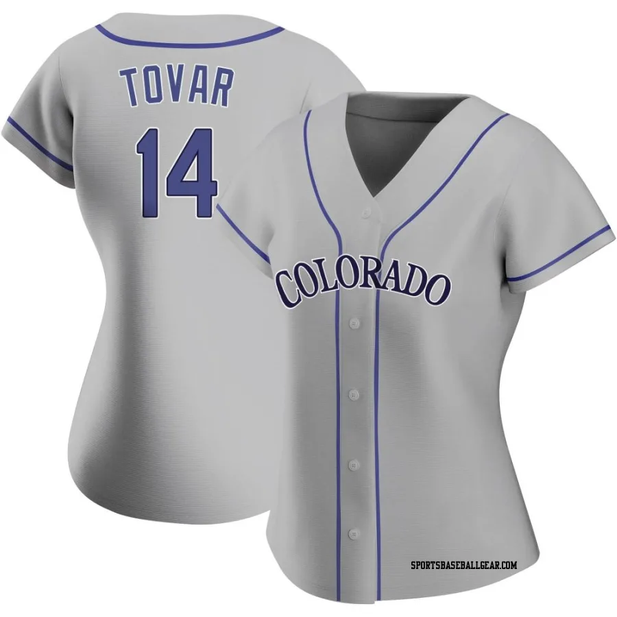 Ezequiel Tovar Women's Colorado Rockies Gray Authentic Road Jersey