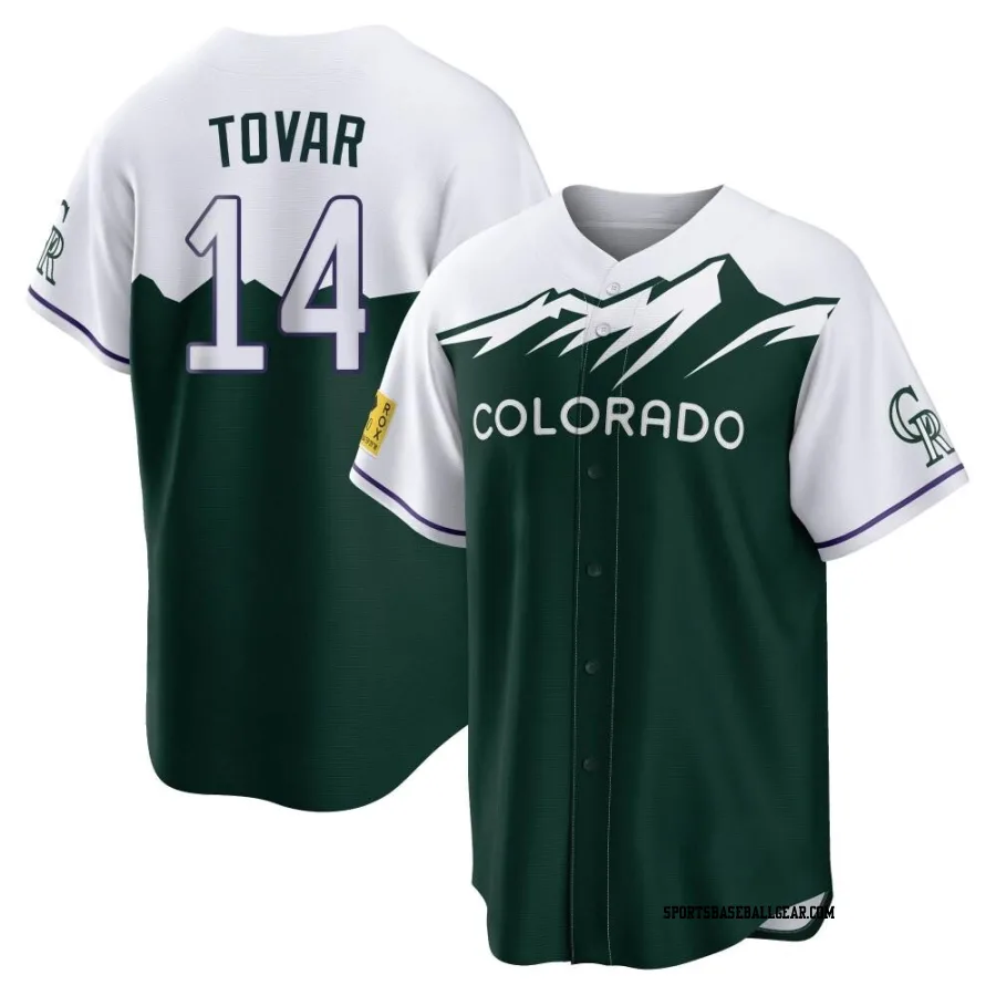 Ezequiel Tovar Youth Colorado Rockies Green Replica 2022 City Connect Jersey