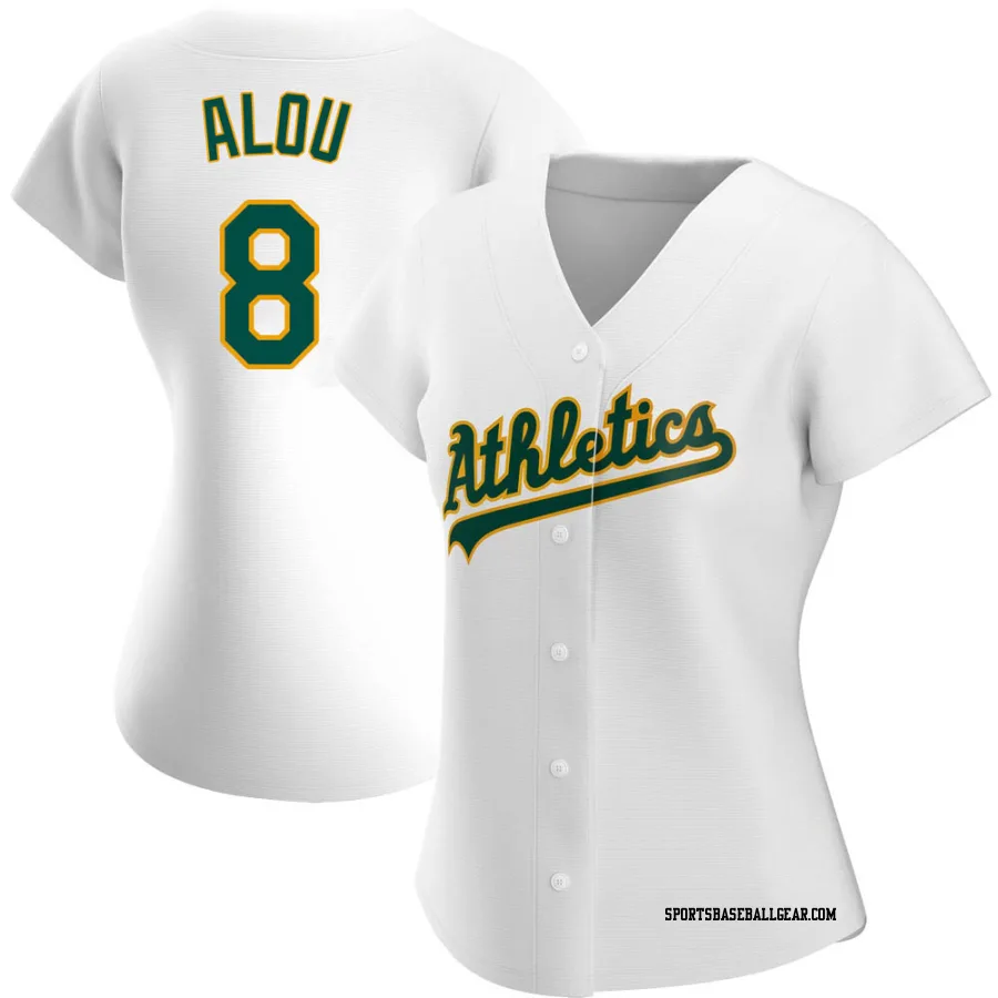Felipe Alou Women's Oakland Athletics White Replica Home Jersey