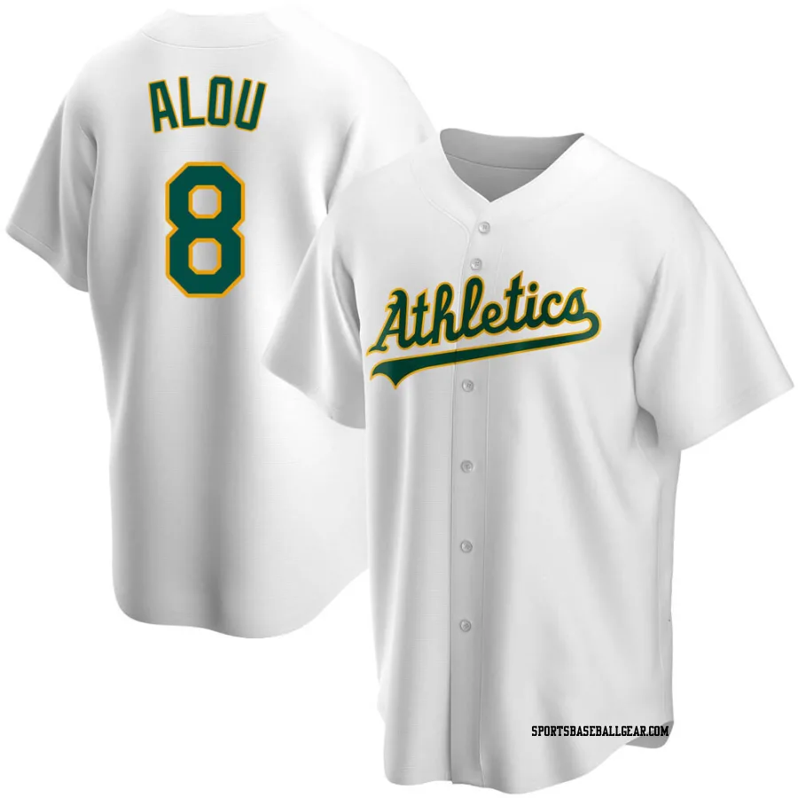 Felipe Alou Youth Oakland Athletics White Replica Home Jersey