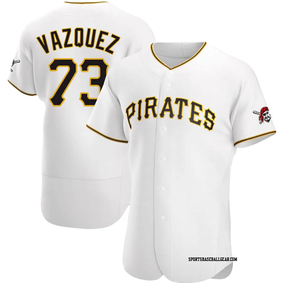 Felipe Vazquez Men's Pittsburgh Pirates White Authentic Home Jersey