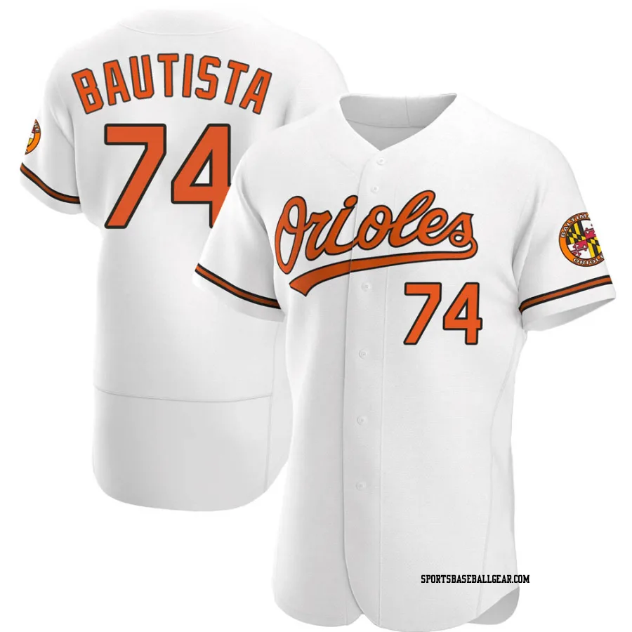 Felix Bautista Men's Baltimore Orioles White Authentic Home Jersey