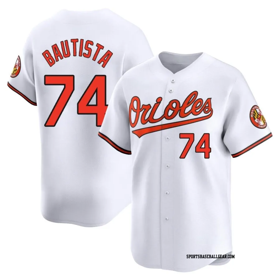 Felix Bautista Men's Baltimore Orioles White Limited Home Jersey