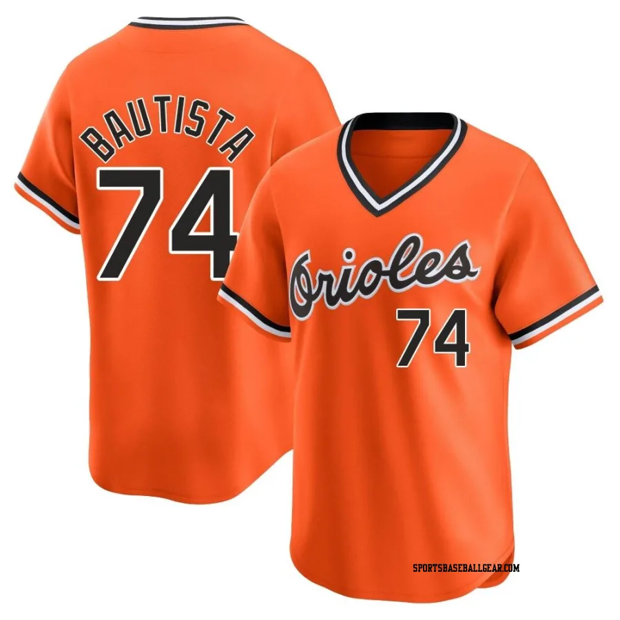 Felix Bautista Youth Baltimore Orioles Orange Limited Cooperstown Collection Jersey