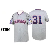 Fergie Jenkins Men's Chicago Cubs Grey Authentic 1968 Throwback Jersey