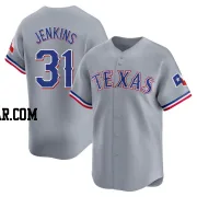 Ferguson Jenkins Men's Texas Rangers Gray Limited Away Jersey