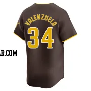 Fernando Valenzuela Youth San Diego Padres Brown Limited Away Jersey