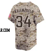 Fernando Valenzuela Youth San Diego Padres Camo Limited 2nd Alternate Jersey