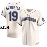 Floyd Bannister Men's Seattle Mariners Cream Limited Alternate Jersey