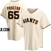 Ford Proctor Men's San Francisco Giants Cream Replica Home Jersey