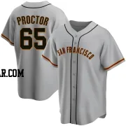 Ford Proctor Men's San Francisco Giants Gray Replica Road Jersey