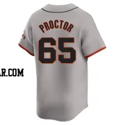Ford Proctor Youth San Francisco Giants Gray Limited Away Jersey