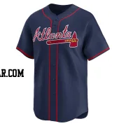 Forrest Wall Men's Atlanta Braves Navy Limited Alternate Jersey