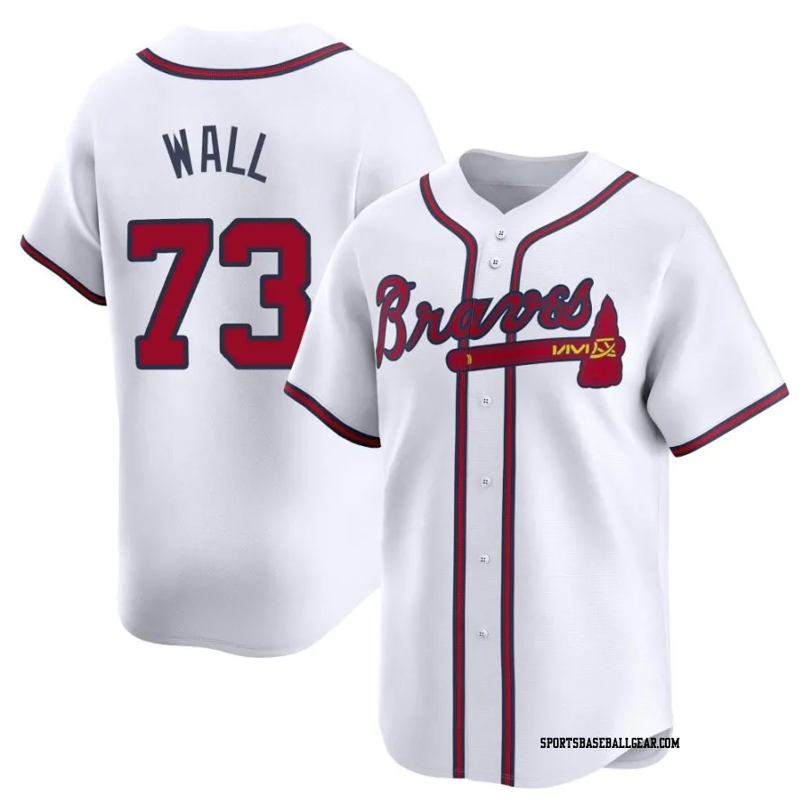 Forrest Wall Men's Atlanta Braves White Limited Home Jersey