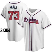 Forrest Wall Men's Atlanta Braves White Replica Home Jersey