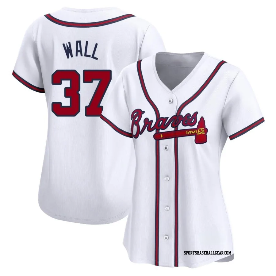 Forrest Wall Women's Atlanta Braves White Limited Home Jersey