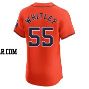 Forrest Whitley Men's Houston Astros Orange Elite Alternate Vapor Premier Jersey