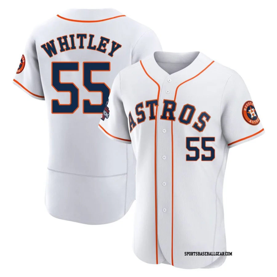 Forrest Whitley Men's Houston Astros White Authentic 2022 World Series Champions Home Jersey