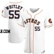 Forrest Whitley Men's Houston Astros White Authentic Home Jersey