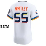 Forrest Whitley Men's Houston Astros White Elite 2025 City Connect Jersey